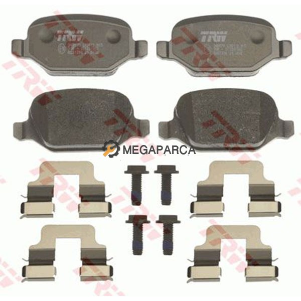 Alfa Romeo 156 Arka Fren Balatası - 2003-2006