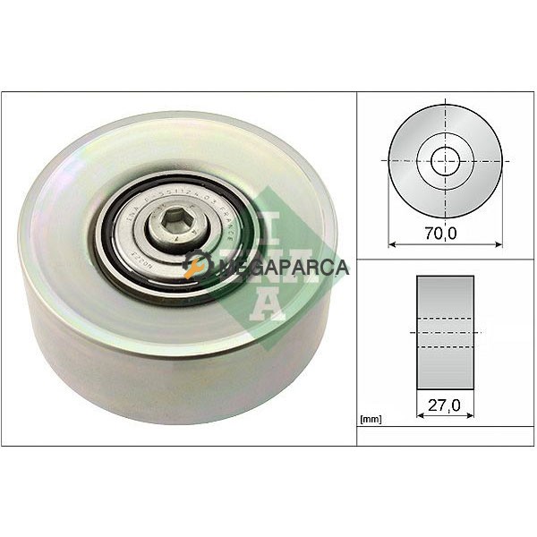 BMW 3 Serisi Alternatör Kayış Avare Rulmanı - E46 1998-2005