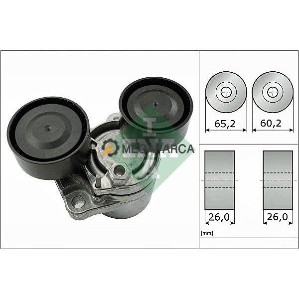 BMW 3 Serisi Alternatör Kayış Gergi Rulmanı - E90 2005-2012