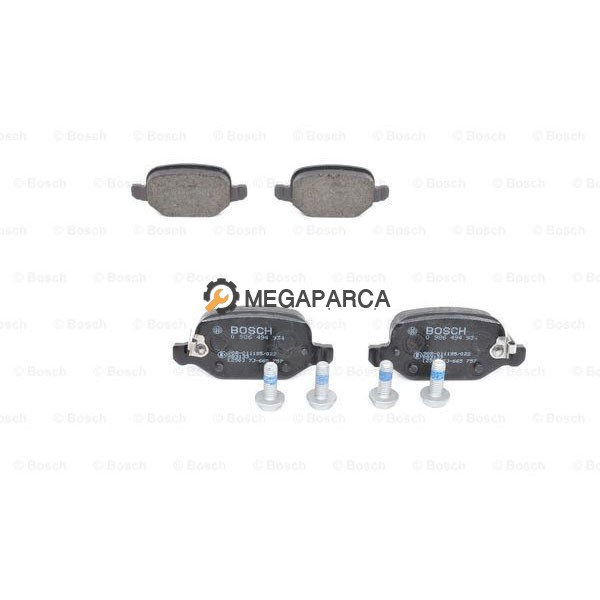 Fiat 500 Arka Fren Balatası - 500L