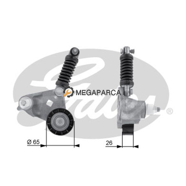 Ford Mondeo V Kayış Gergi Bilyası - 2001-2007