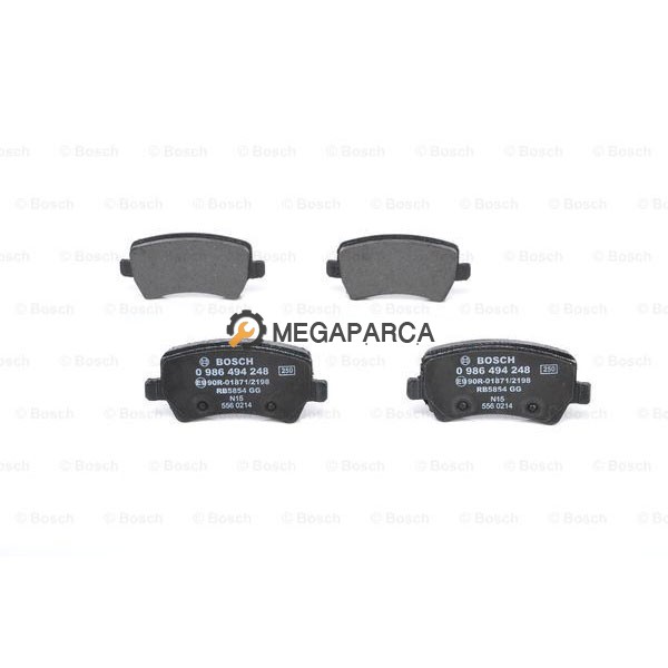 Ford S Max Arka Fren Balatası - 2006-2014