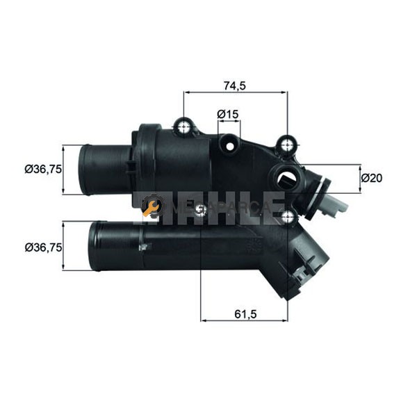 Jaguar XF Termostat - 2008-2015