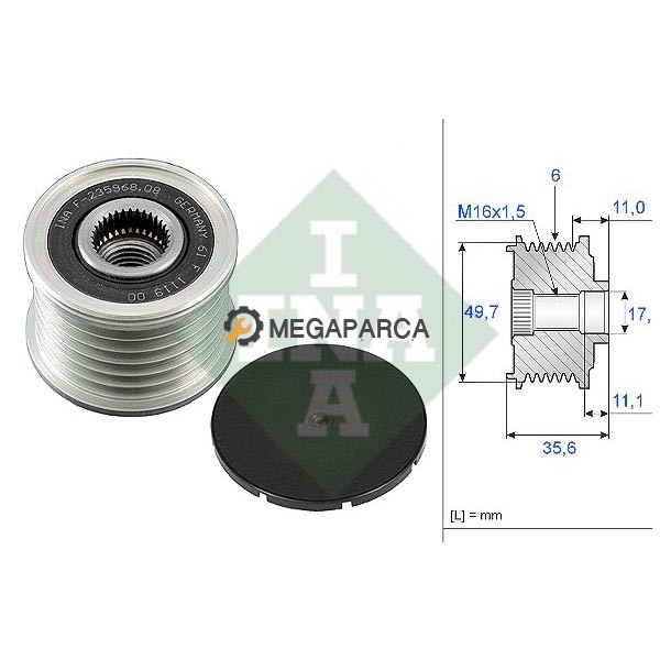 Mercedes E Serisi Alternatör Bilyası - 211 2003-2009