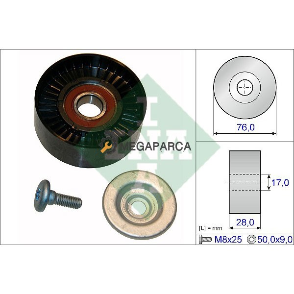 Mercedes E Serisi V Kayış Sabit Bilya - 211 2003-2009