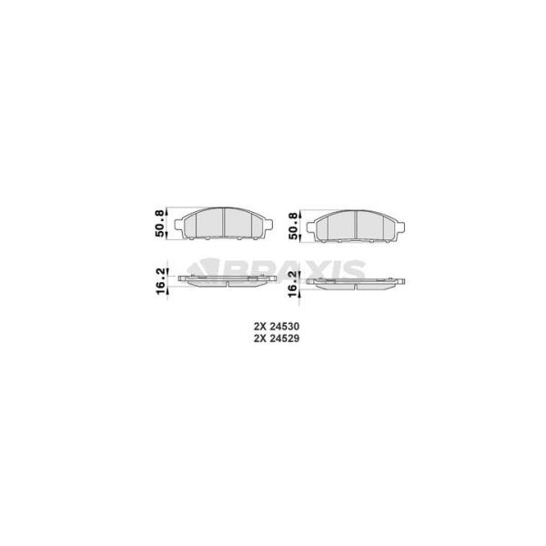 Mitsubishi L200 Ön Fren Balatası - 2007 ve Sonrası