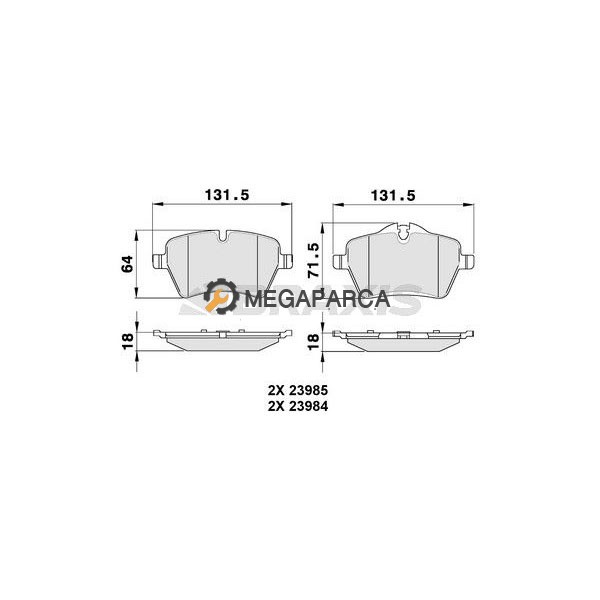 Mini Cooper S Ön Fren Balatası - R56 2007-2013