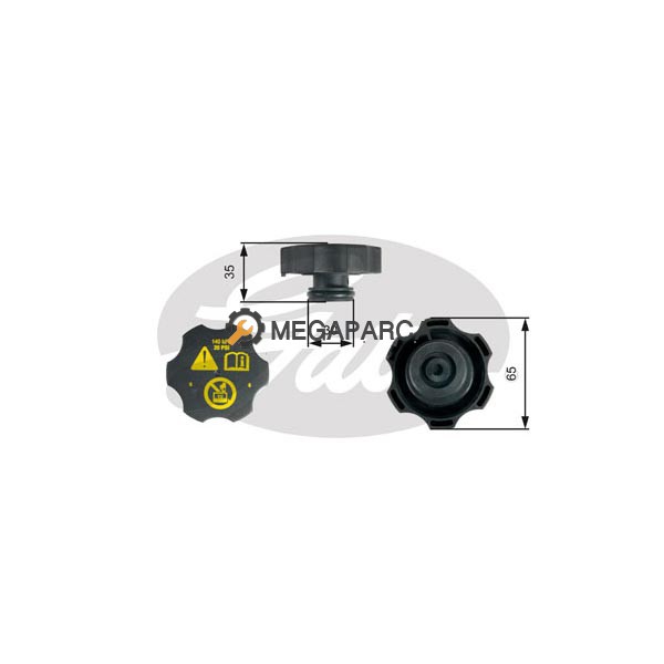 Opel Astra Radyatör Su Deposu Kapağı - J 2010-2015