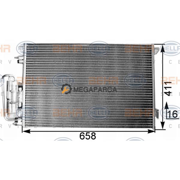 Opel Vectra Klima Radyatörü - C 2002-2008