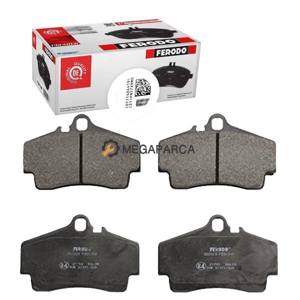 Porsche Boxster Arka Fren Balatası - 986 1996-2004
