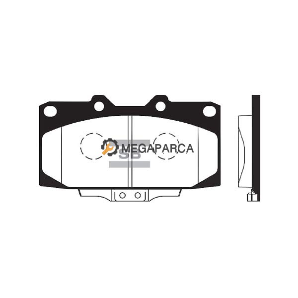 Subaru Impreza Ön Fren Balatası - 1993-2001