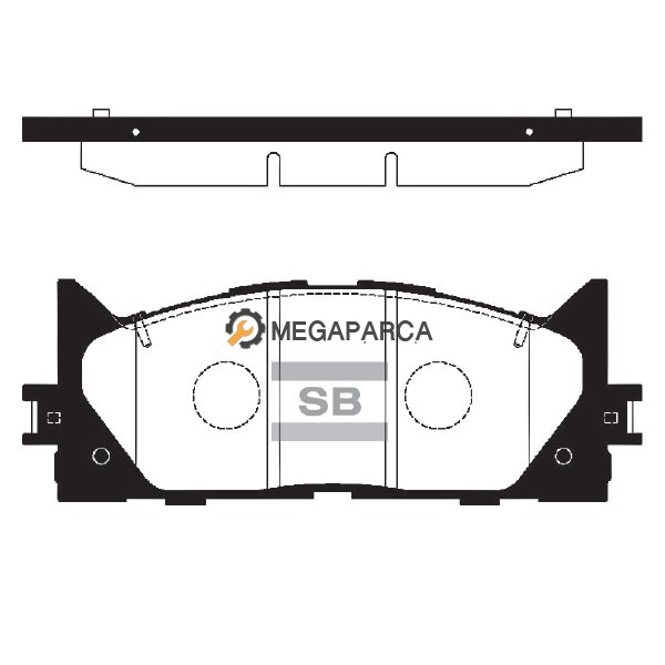 Toyota Camry Ön Fren Balatası - 2006-2011